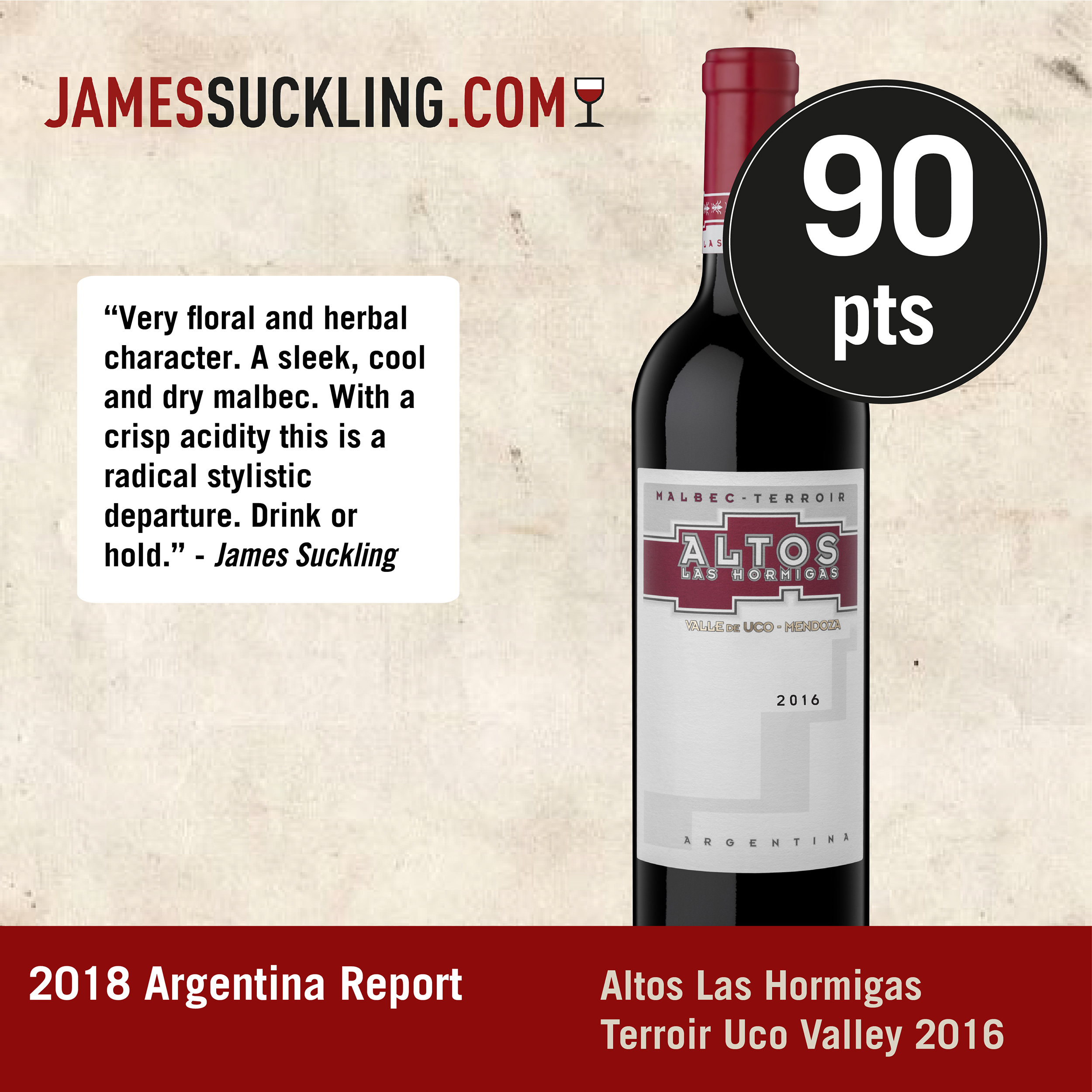 Image result for ALTOS LAS HORMIGAS MALBEC AWARDS